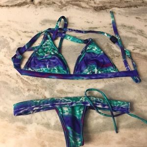 Tie dye bikini